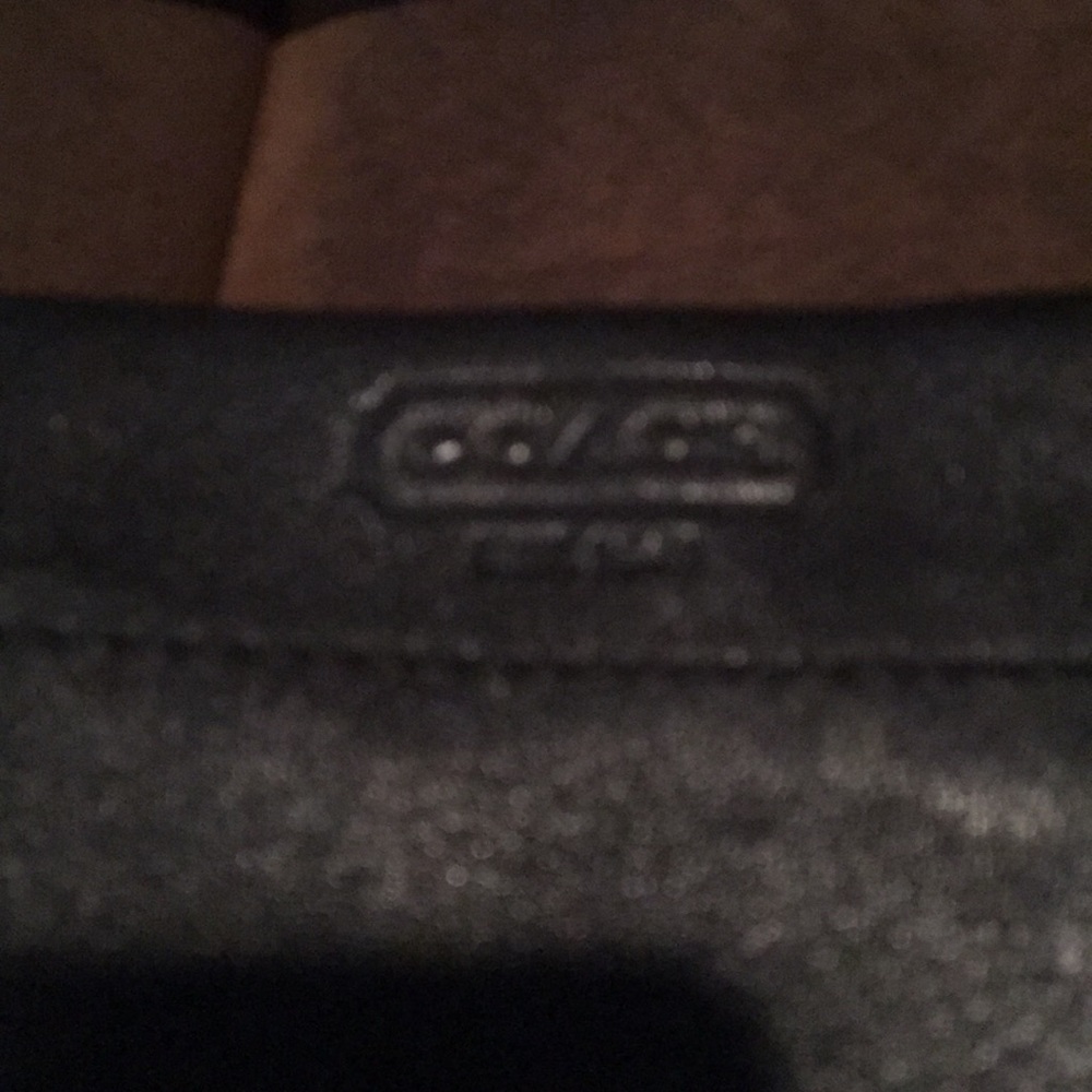 Coach Black Leather Handbag - Picture 2 of 12